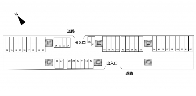 【甲子園浜2号駐車場(中型車)の写真】