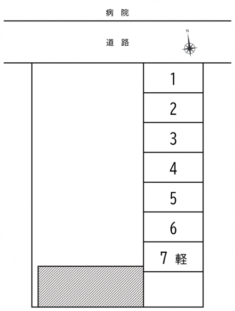 【西島町3丁目塚越駐車場の写真】