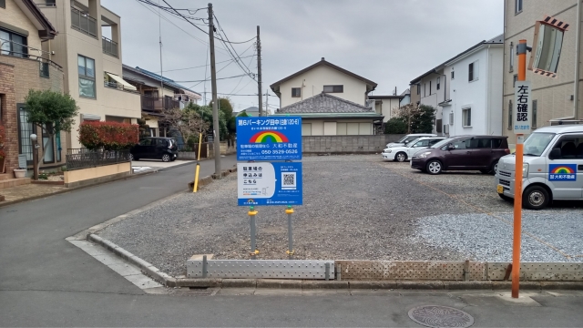 第6パーキング田中(白鍬120−6)の月極駐車場