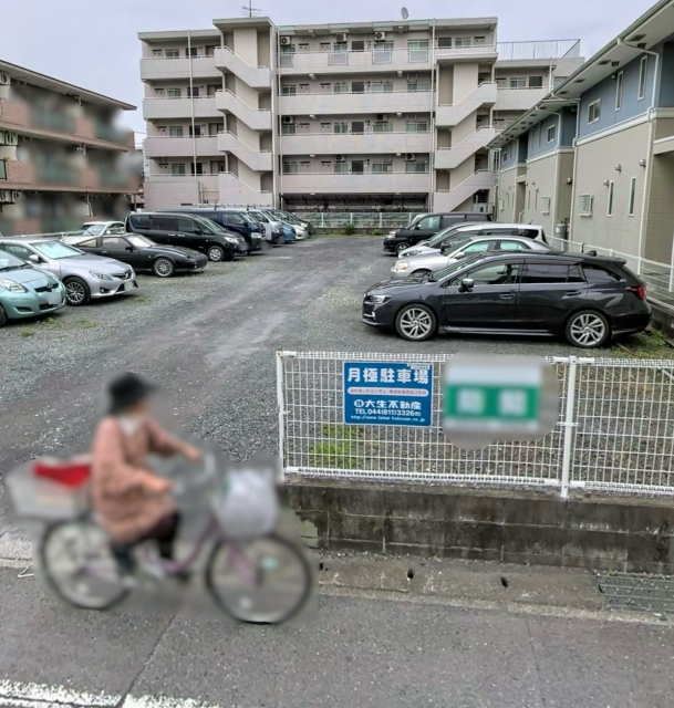 三竹駐車場Aの月極駐車場