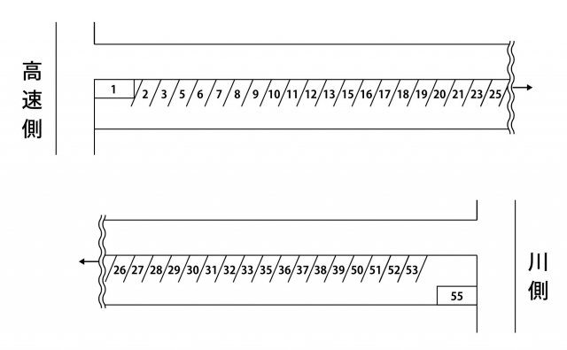 中城ガレージの月極駐車場