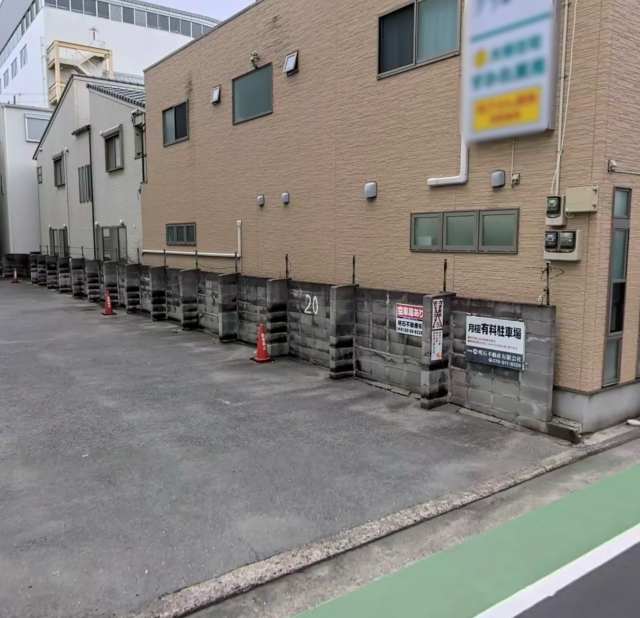 丹家大明石駐車場の月極駐車場