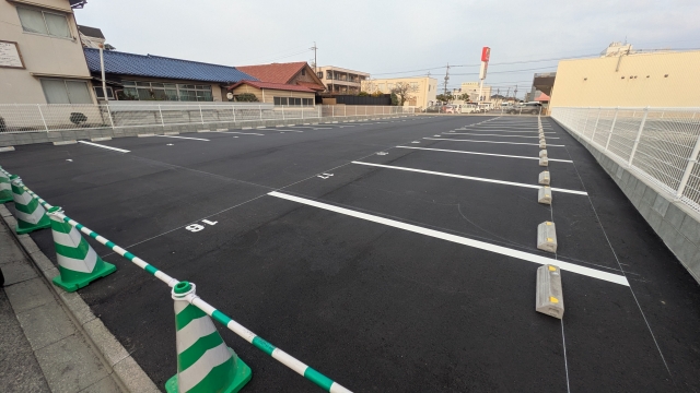 笹沖駐車場の時間貸し駐車場1