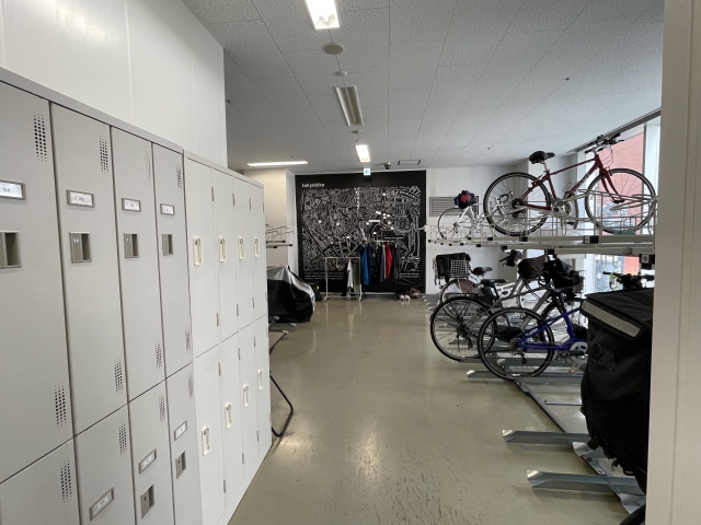 【新四curumuビル Bicle Park 上段ラックの写真】