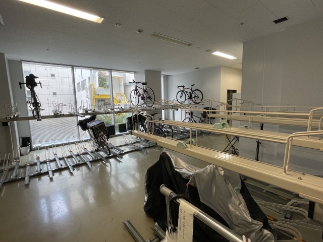 【新四curumuビル Bicle Park 上段ラックの写真】