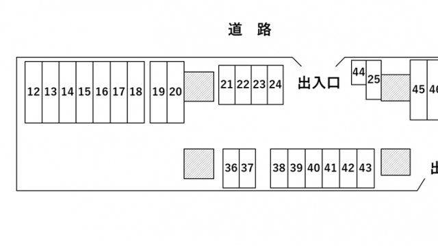 甲子園浜2号駐車場(中型車)の月極駐車場3