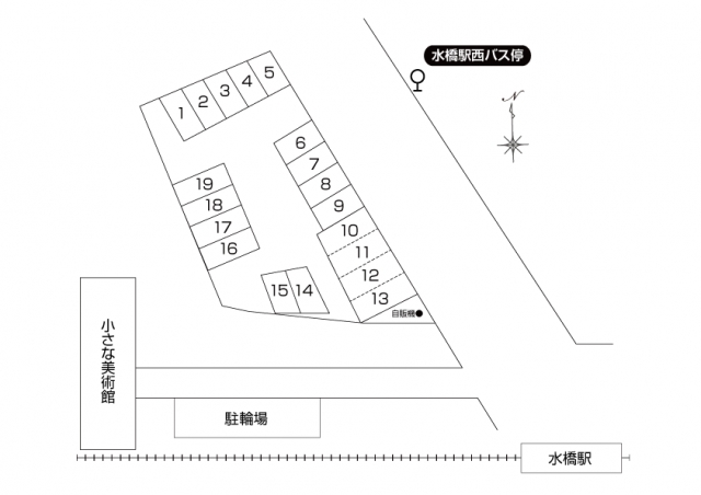 水橋駅西パーキングの月極駐車場4