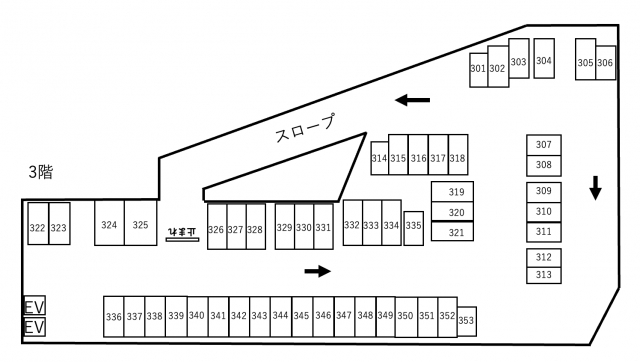 京阪パーキングステーションヒル枚方の月極駐車場3