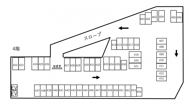 京阪パーキングステーションヒル枚方の月極駐車場4