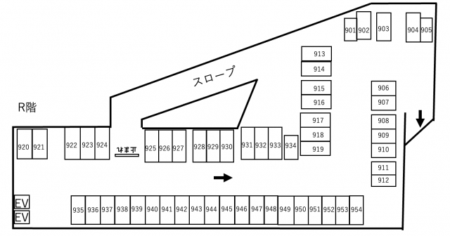 京阪パーキングステーションヒル枚方の月極駐車場9