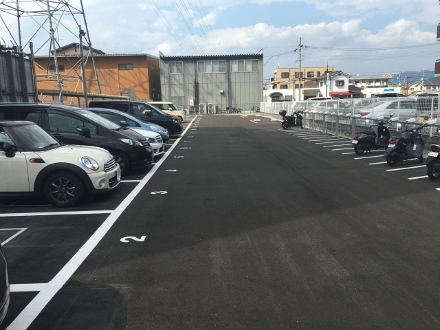 近鉄竹田駅前駐車場の月極駐車場